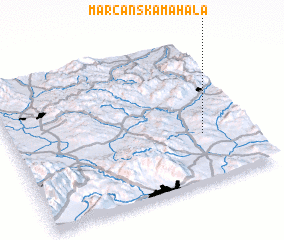 3d view of Marcanska Mahala