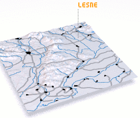 3d view of Lesné