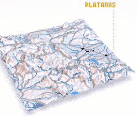 3d view of Plátanos