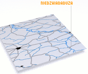 3d view of Niedźwiada Duża