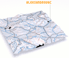 3d view of Aleksandrovac