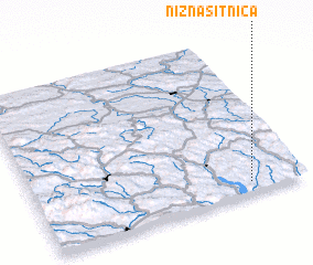 3d view of Nižná Sitnica