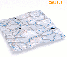 3d view of Zalužje