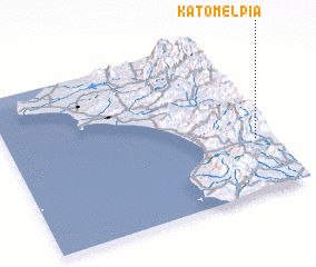 3d view of Káto Mélpia