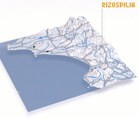 3d view of Rizospiliá