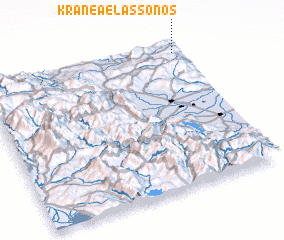 3d view of Kranéa Elassónos