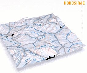 3d view of Kokošinje