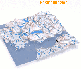 3d view of Mesinó Khoríon