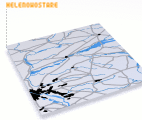 3d view of Helenowo Stare