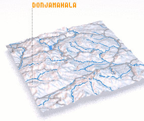 3d view of Donja Mahala