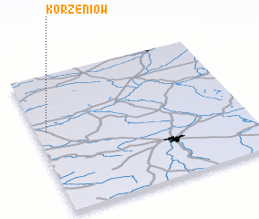 3d view of Korzeniów