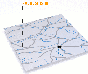 3d view of Wola Osińska