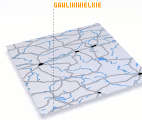 3d view of Gawliki Wielkie