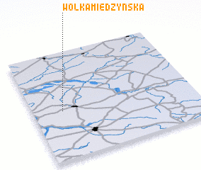 3d view of Wólka Miedzyńska