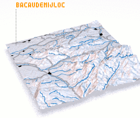 3d view of Bacău de Mijloc