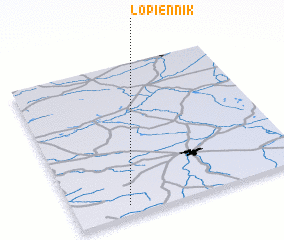 3d view of Łopiennik