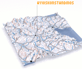 3d view of Áyios Konstandínos