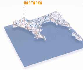 3d view of Kastanéa