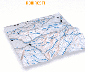 3d view of Romîneşti