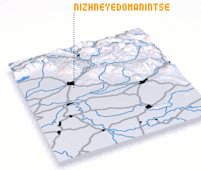 3d view of Nizhneye Domanintse