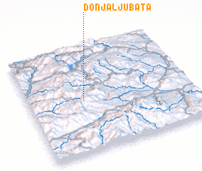 3d view of Donja Ljubata