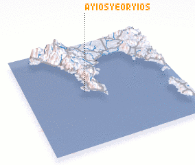 3d view of Áyios Yeóryios