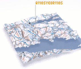 3d view of Áyios Yeóryios