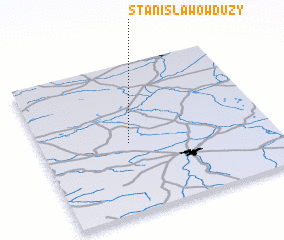 3d view of Stanisławów Duży