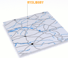 3d view of Myślibory