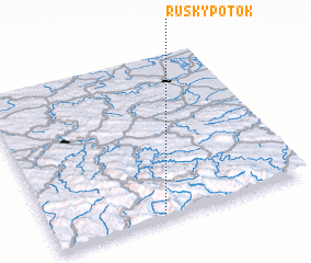 3d view of Ruský Potok