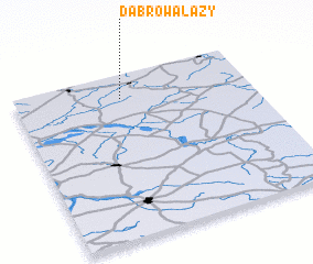 3d view of DąbrowaŁazy