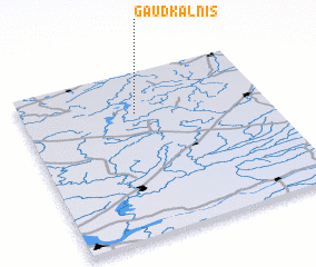 3d view of Gaudkalnis