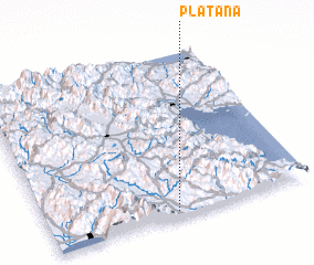 3d view of Platána