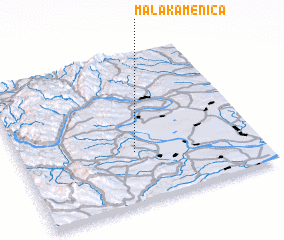 3d view of Mala Kamenica