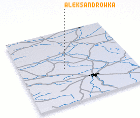 3d view of Aleksandrówka