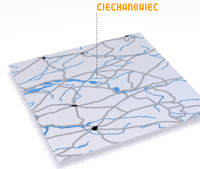 3d view of Ciechanowiec