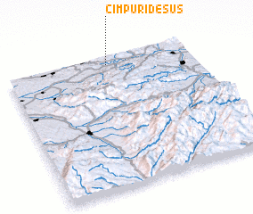 3d view of Cîmpuri de Sus