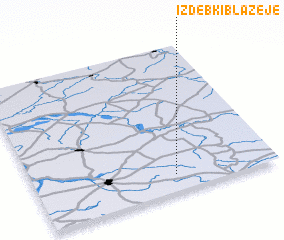 3d view of Izdebki Błażeje