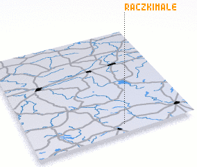 3d view of Raczki Małe