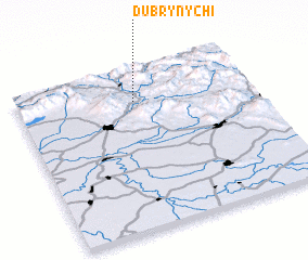 3d view of Dubrynychi