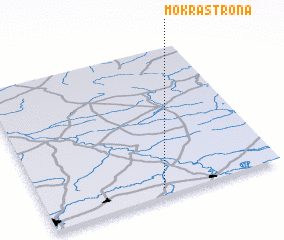 3d view of Mokra Strona