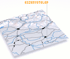 3d view of Eszenyőtelep