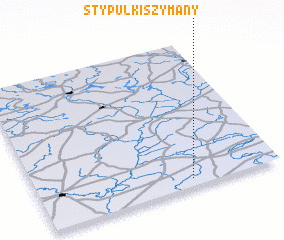 3d view of Stypułki Szymany