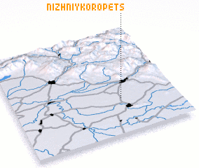 3d view of Nizhniy Koropets