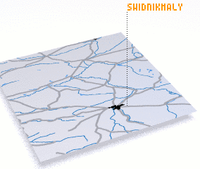 3d view of Świdnik Mały