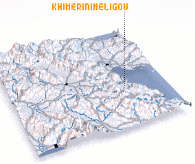 3d view of Khimeriní Meligoú