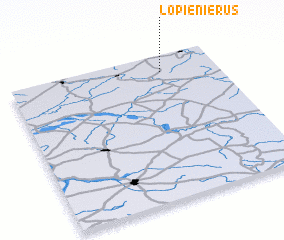 3d view of Łopienie Ruś