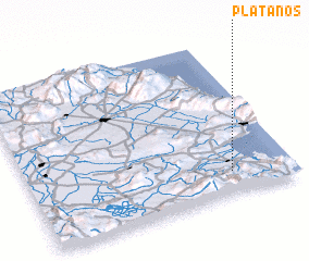 3d view of Plátanos