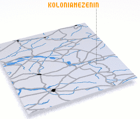 3d view of Kolonia Meżenin