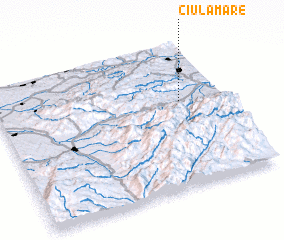 3d view of Ciula Mare